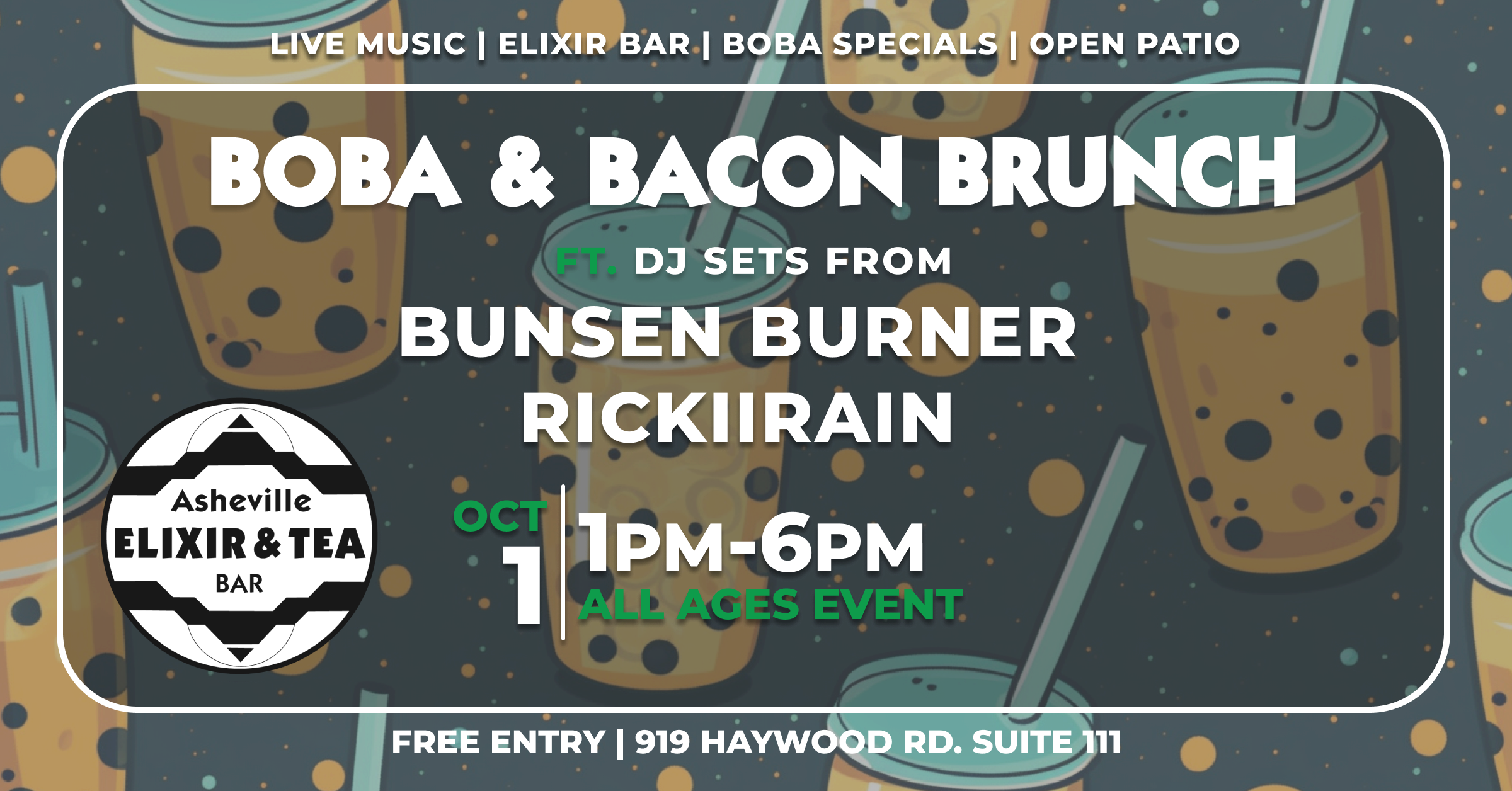 Boba Bacon Beats Event at AD Elixir Bar