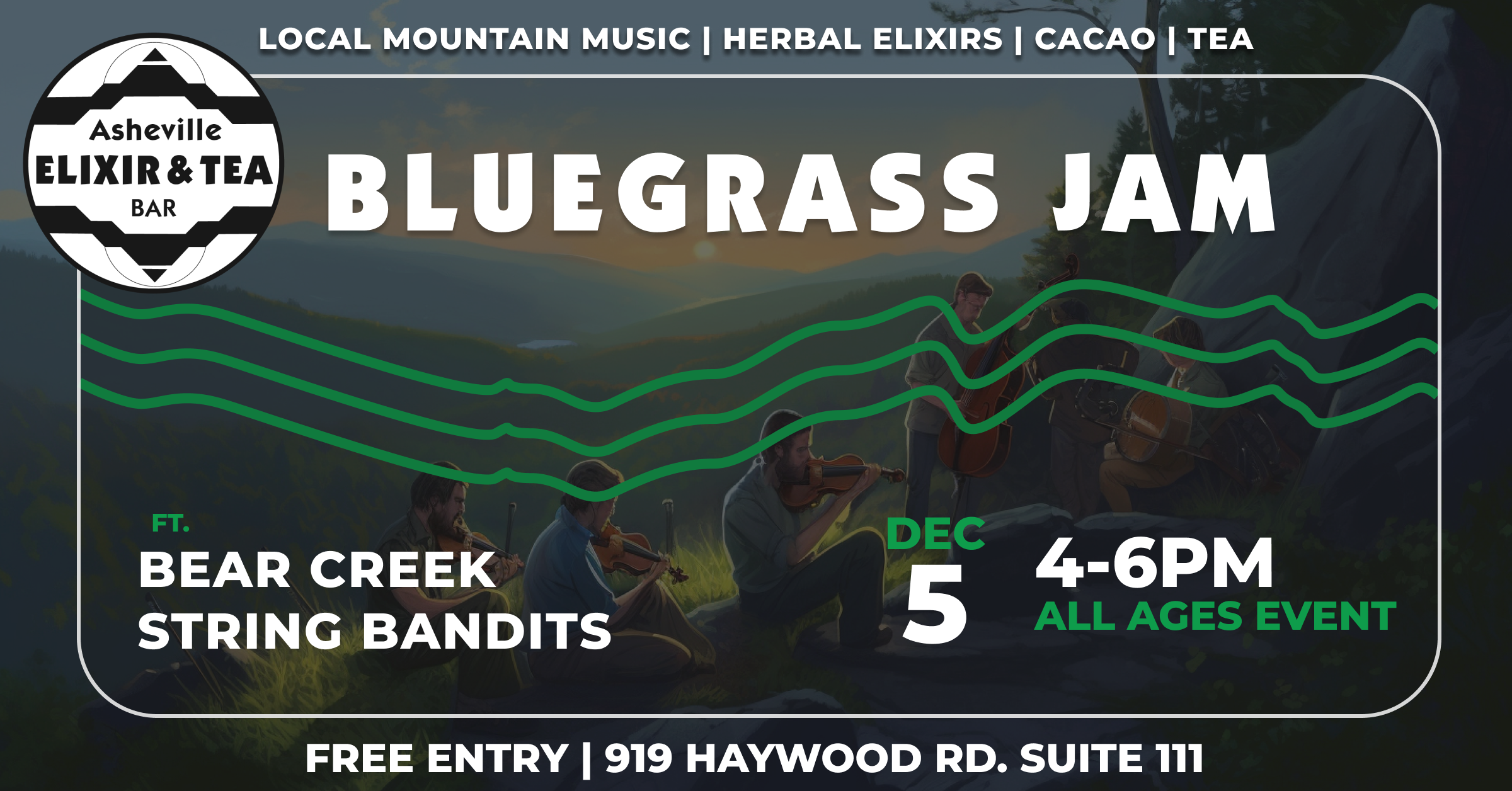 Bluegrass Jam December 5th