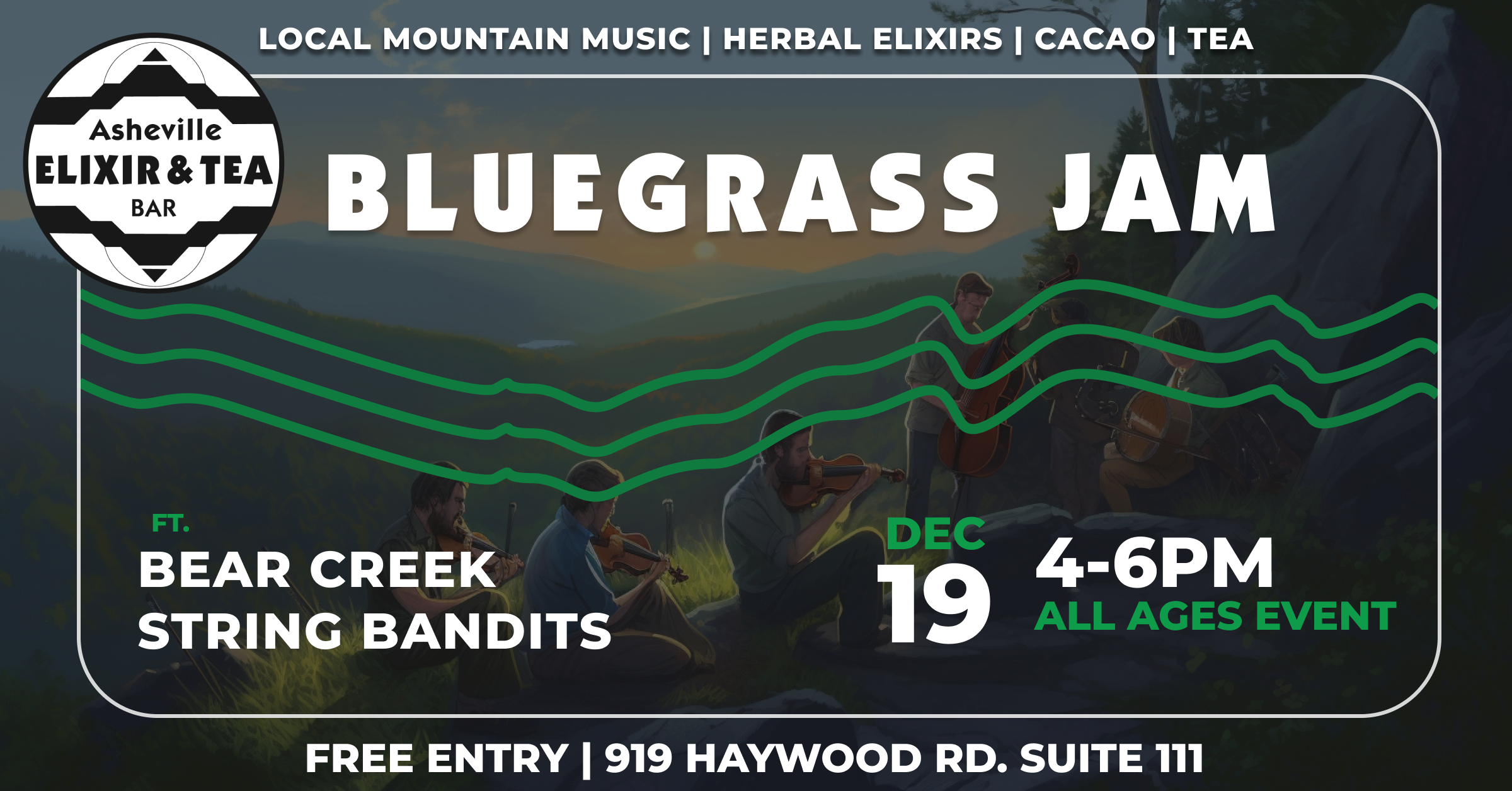 Bluegrass Jam December 19th