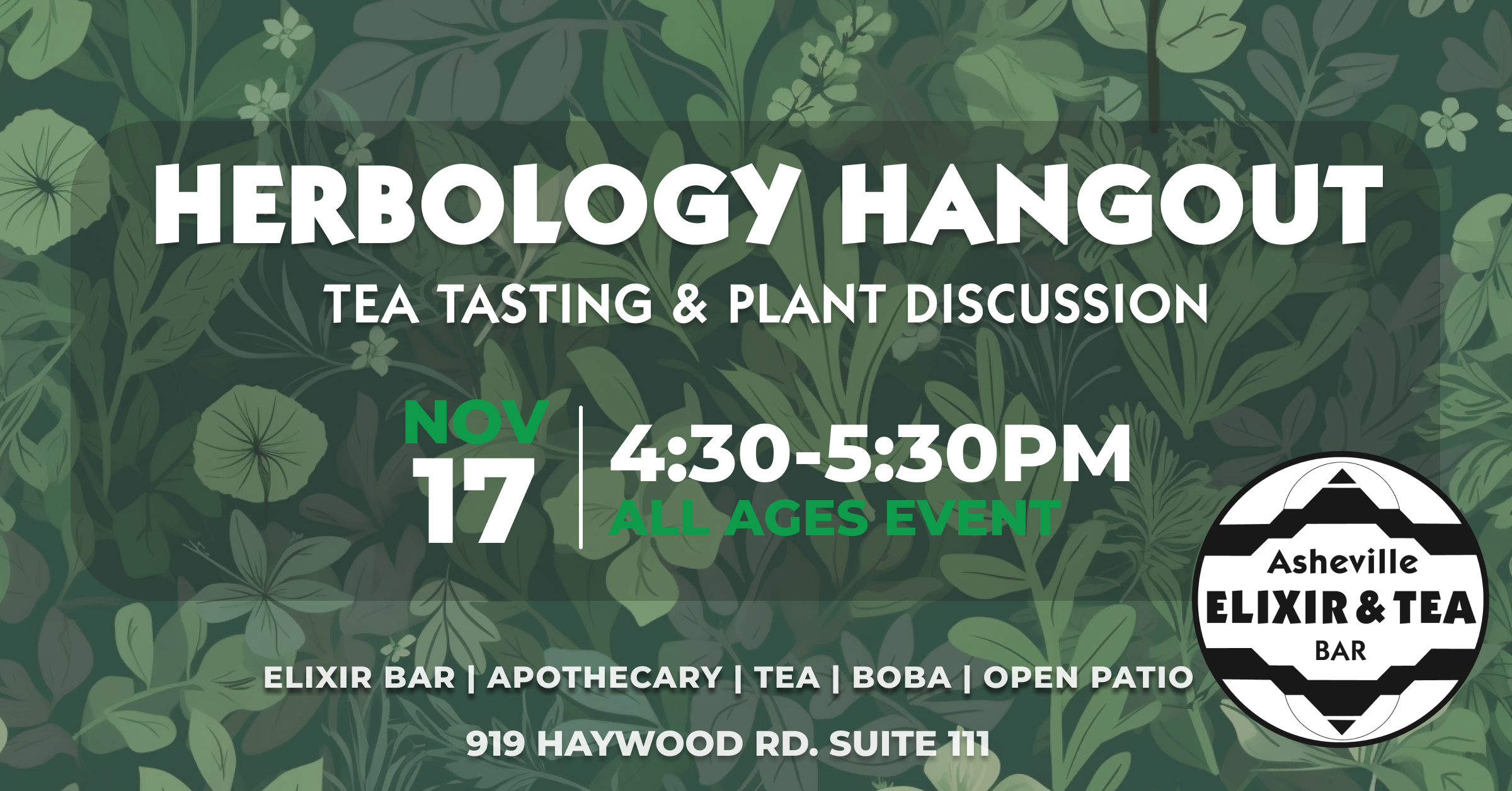 Herbology Hangout Nov Event