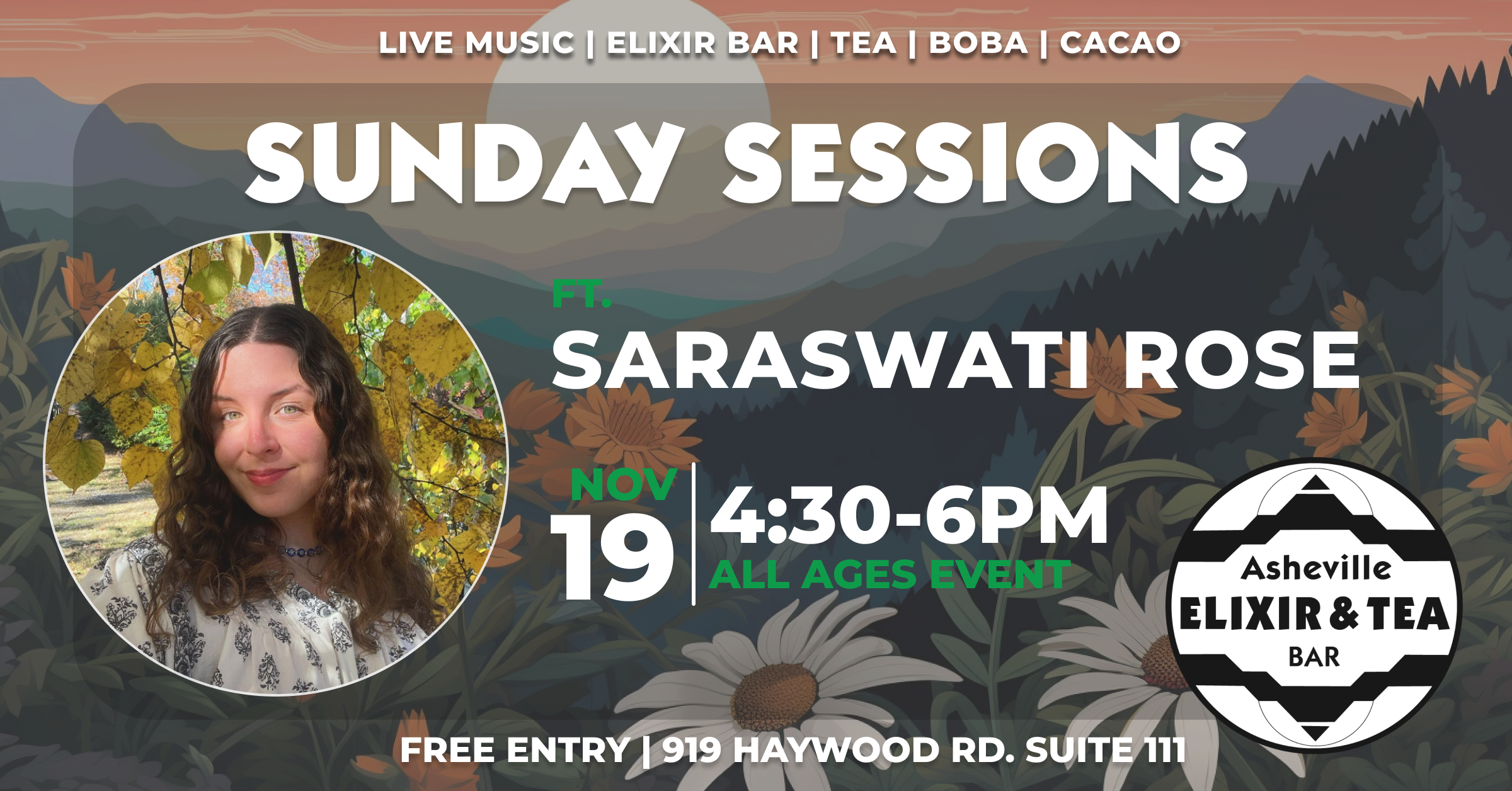 Sunday Sessions Nov Event Saraswati