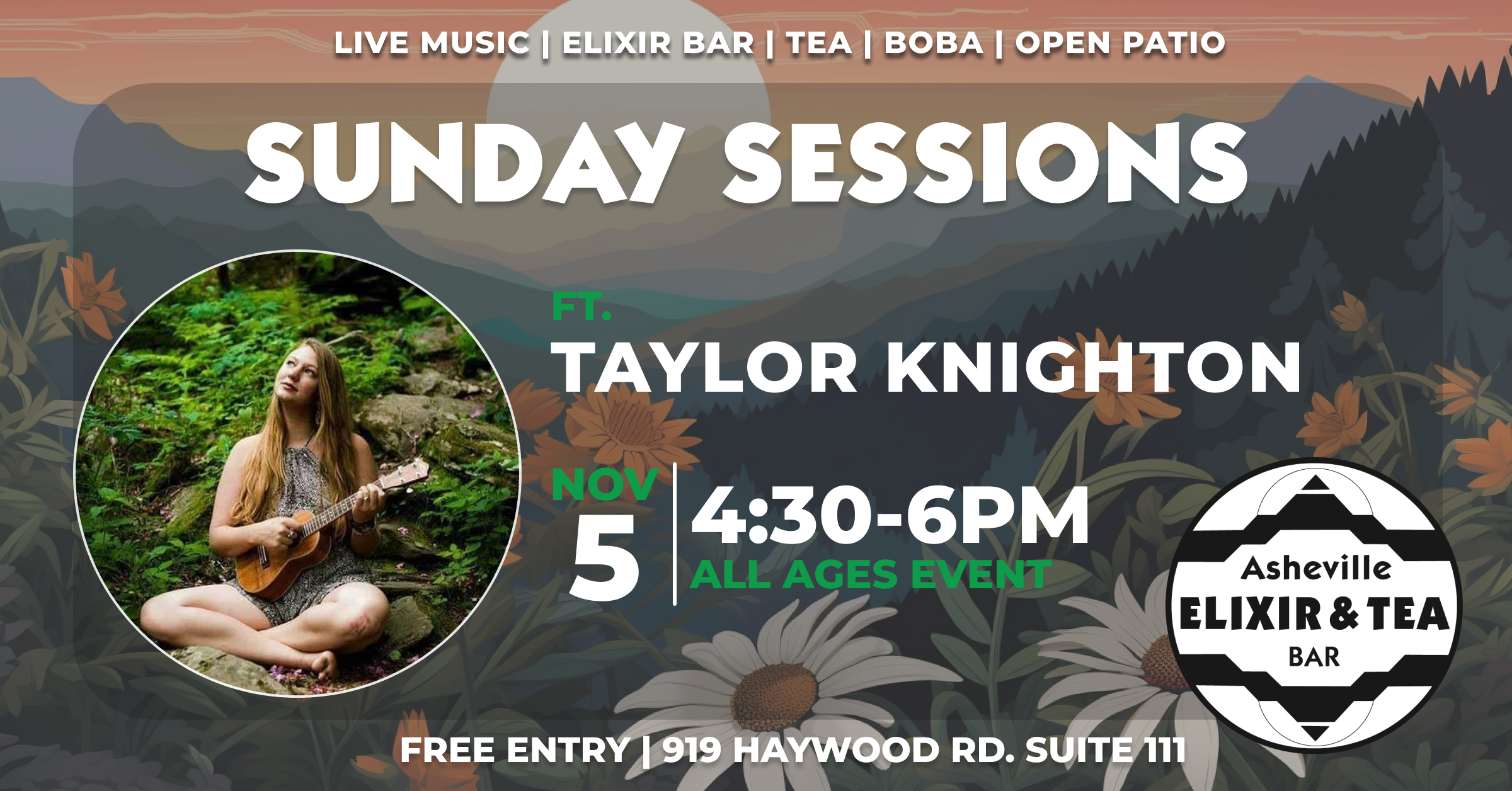 Sunday Sessions Nov Event Taylor Knighton